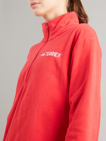 ADIDAS TERREX - Jersey deportivo 'Ess' en rojo