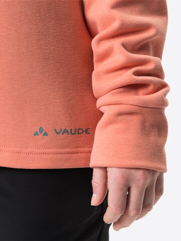 VAUDE Sportief sweatshirt 'Cyclist' in Oranje