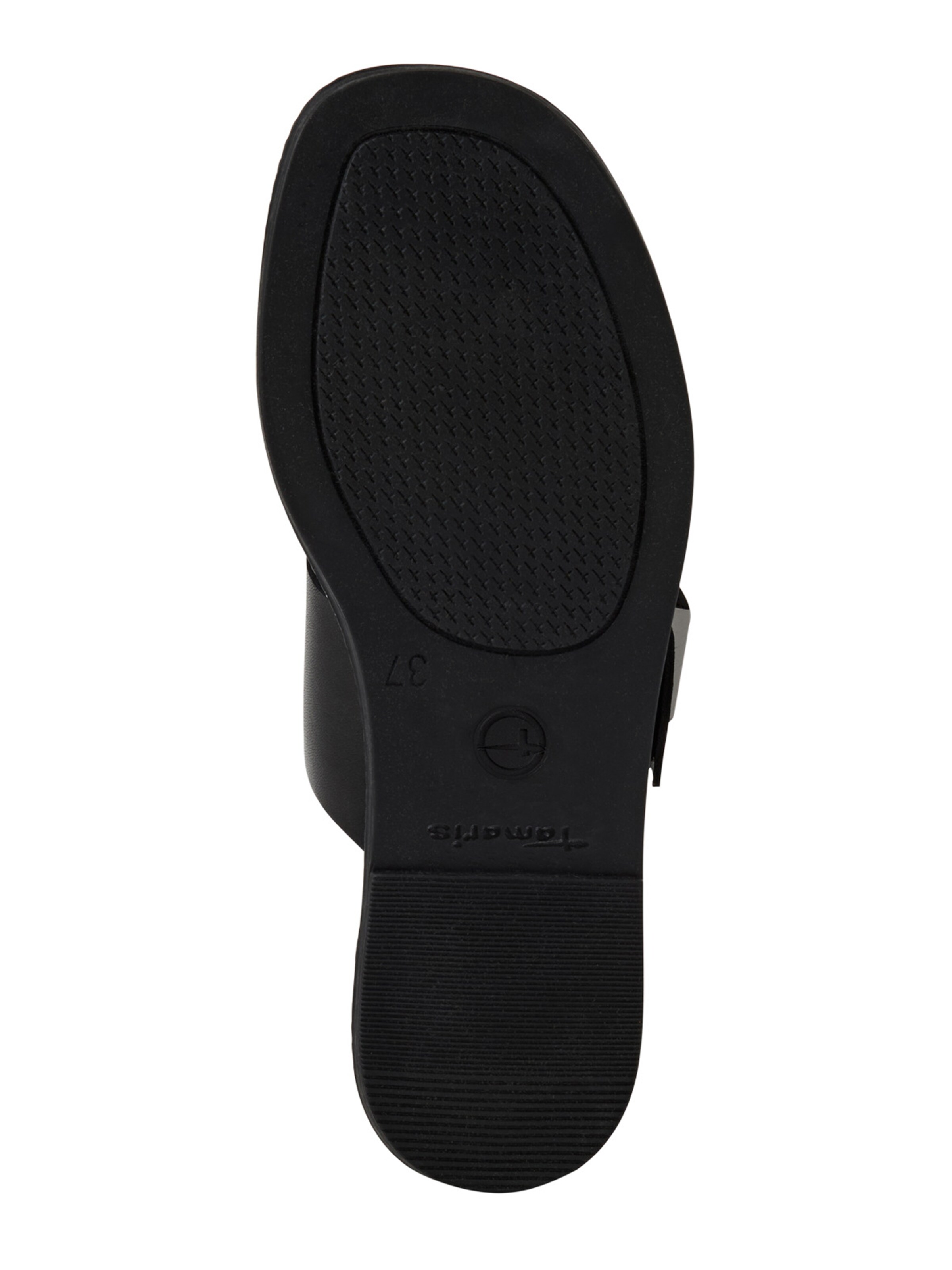 melns Tamaris Ādas čības