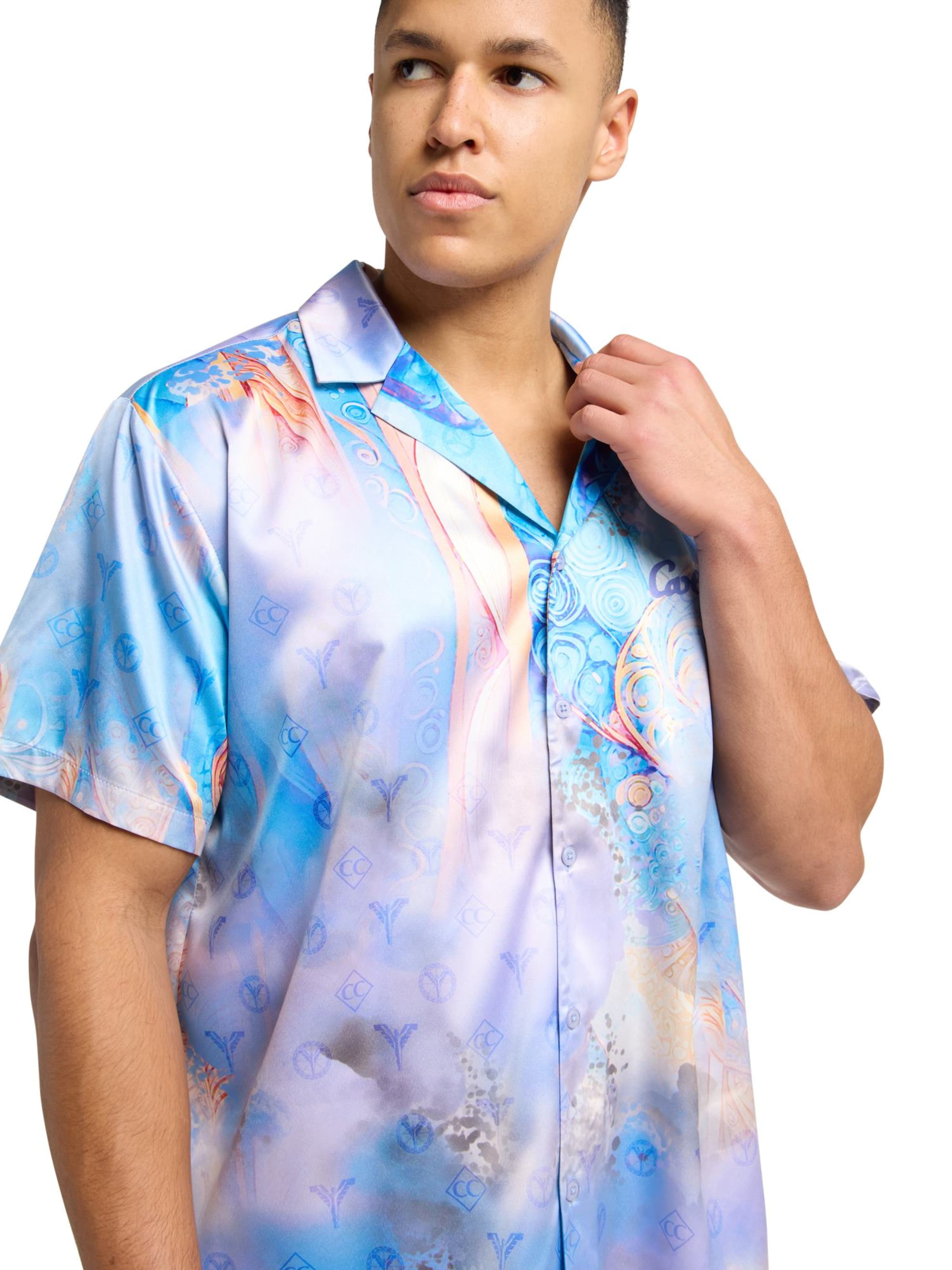 Carlo Colucci Comfort Fit Πουκάμισο 'Eikemann' σε μπλε