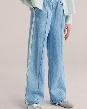 WE Fashion regular Τζιν σε μπλε: μπροστά