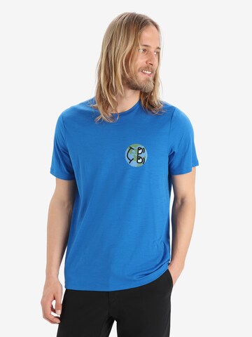 ICEBREAKER Performance Shirt 'Story' in Blue: front