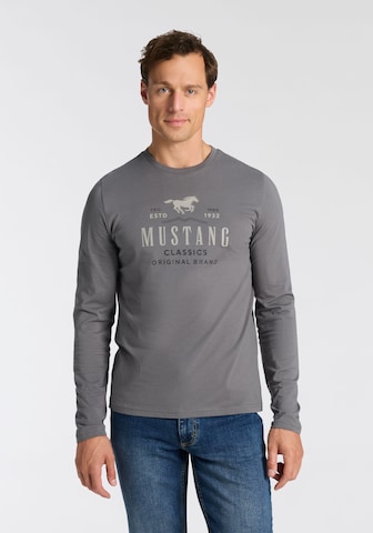 MUSTANG Shirt in Grey: front
