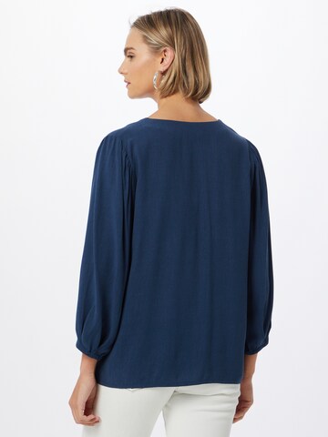 Cream Bluse 'Bunda' in Blau