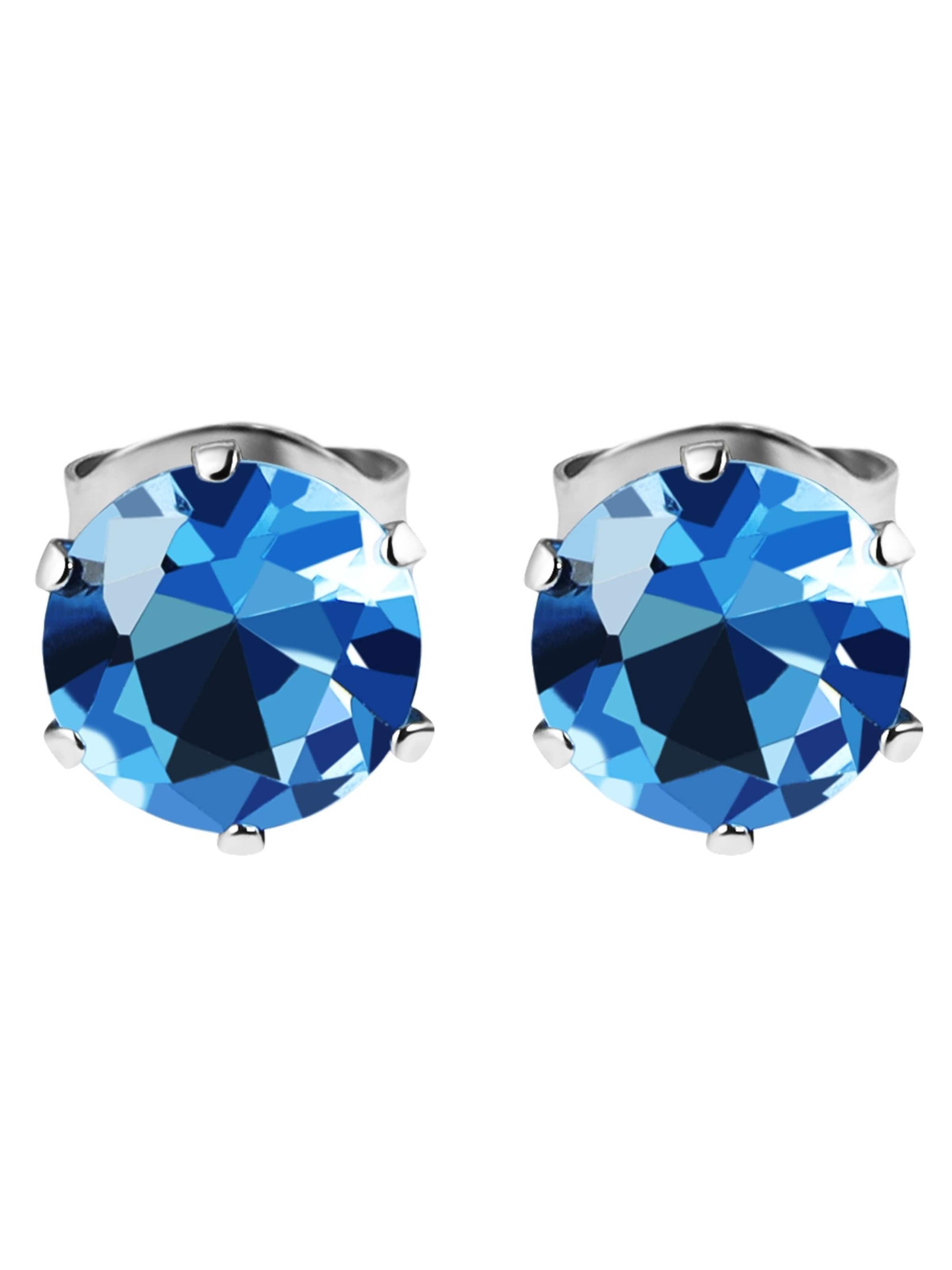 Akzent Earrings 'Sultana, langlebig' in Silver: front