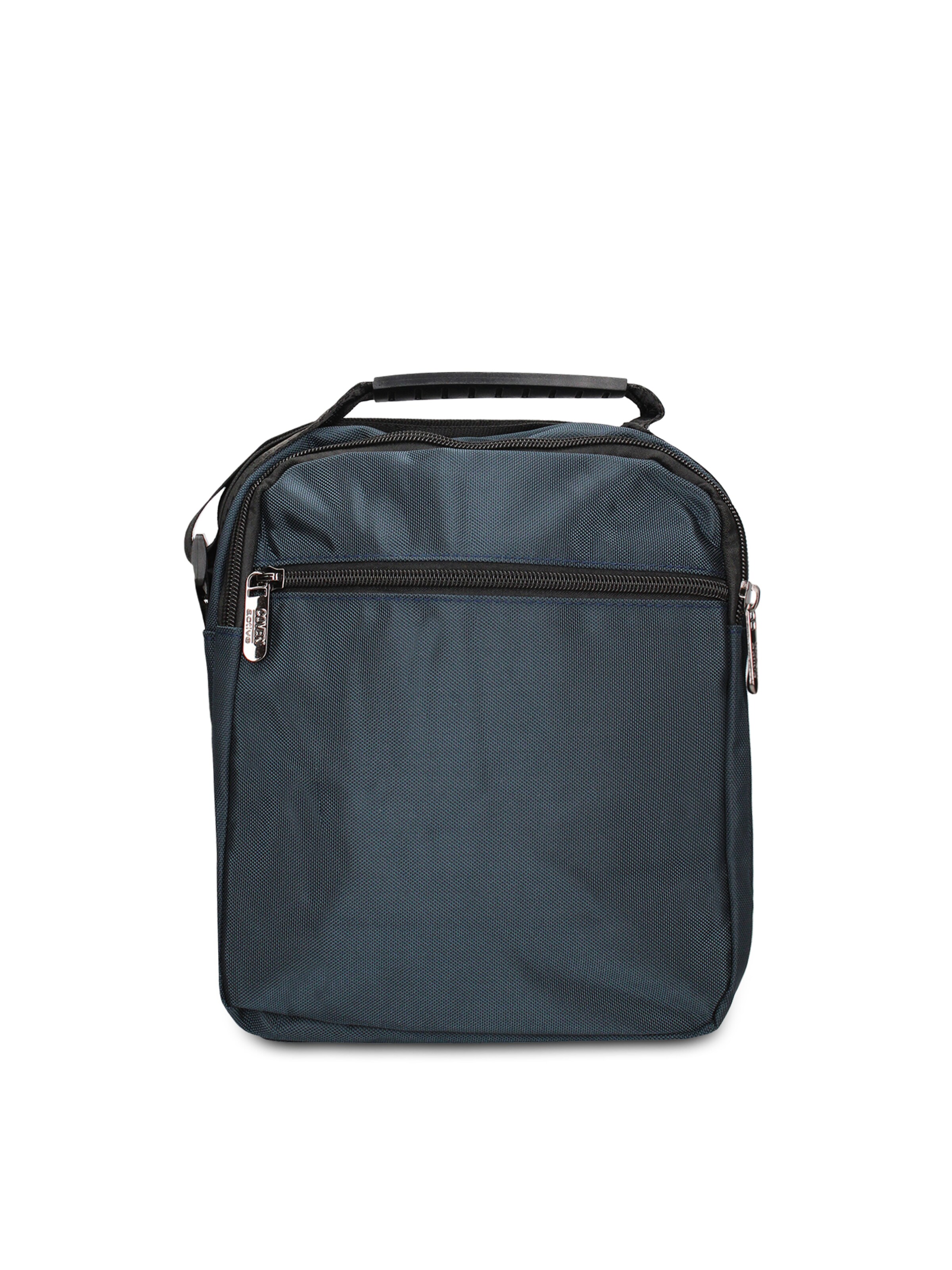 Borsa a tracolla 'Borsa a Tracolla Uomo Vegan Leather con Zip' di Coveri Collection in blu