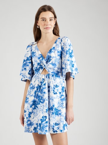 Robe Abercrombie & Fitch en bleu : devant