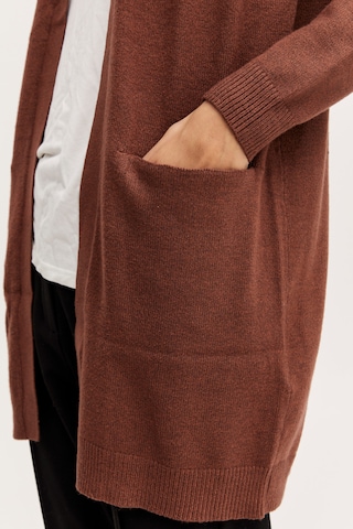 b.young Knit Cardigan 'NONINA' in Brown