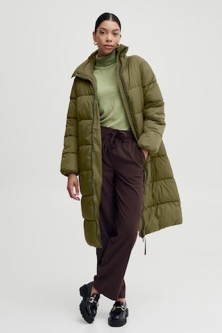 b.young Winter Coat in Green: front