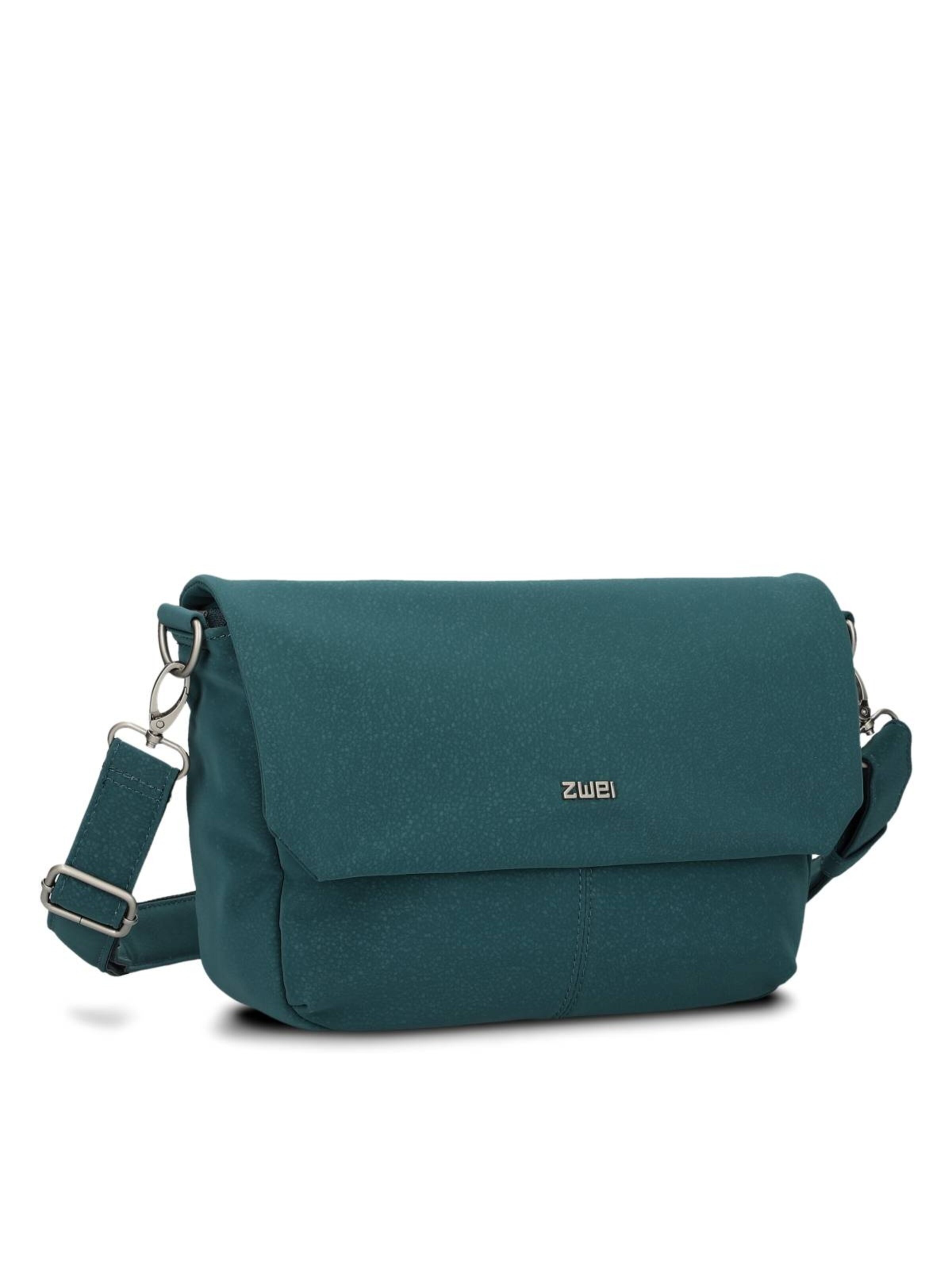 ZWEI - Bolso de mano 'MADEMOISELLE.M M60' en verde: frente