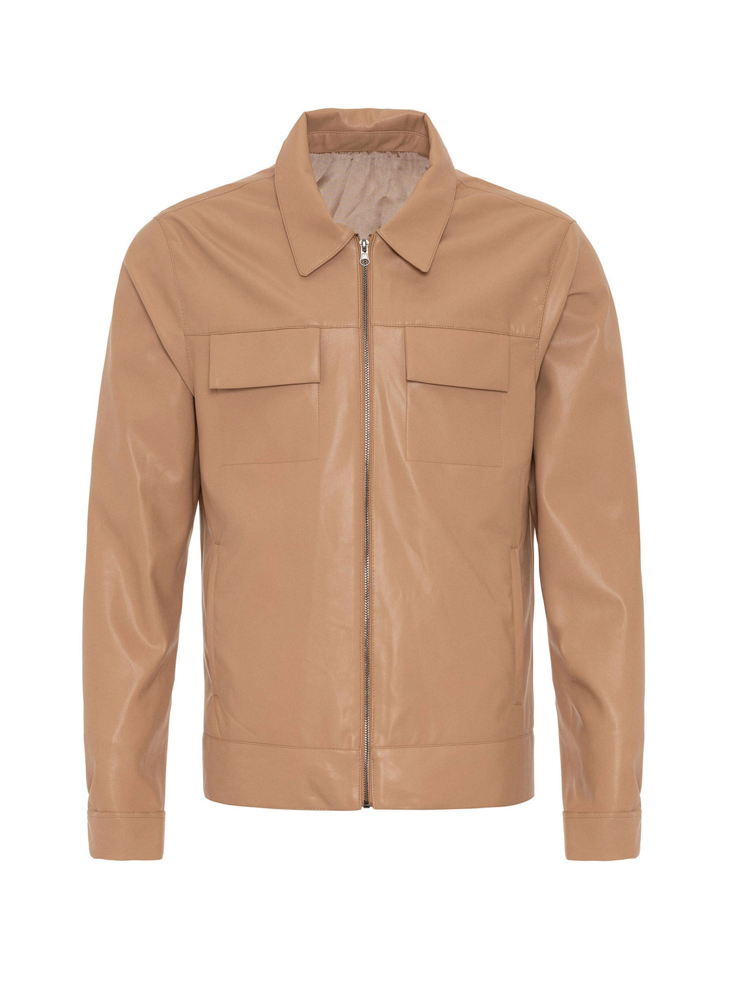 Antioch Ανοιξιάτικο και φθινοπωρινό παλτό σε μπεζ: μπροστά