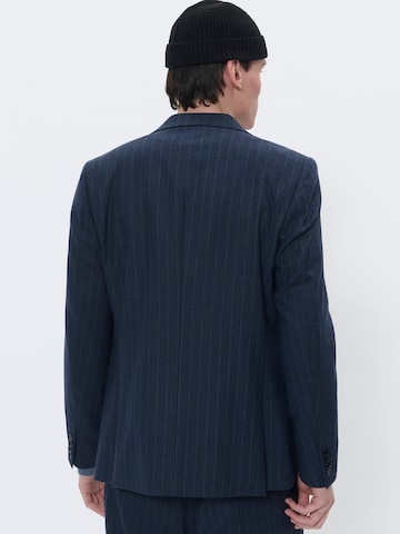 Coupe regular Veste de costume 'Garet' Matinique en bleu