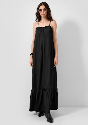 QS Kleid in Schwarz: Vorderseite