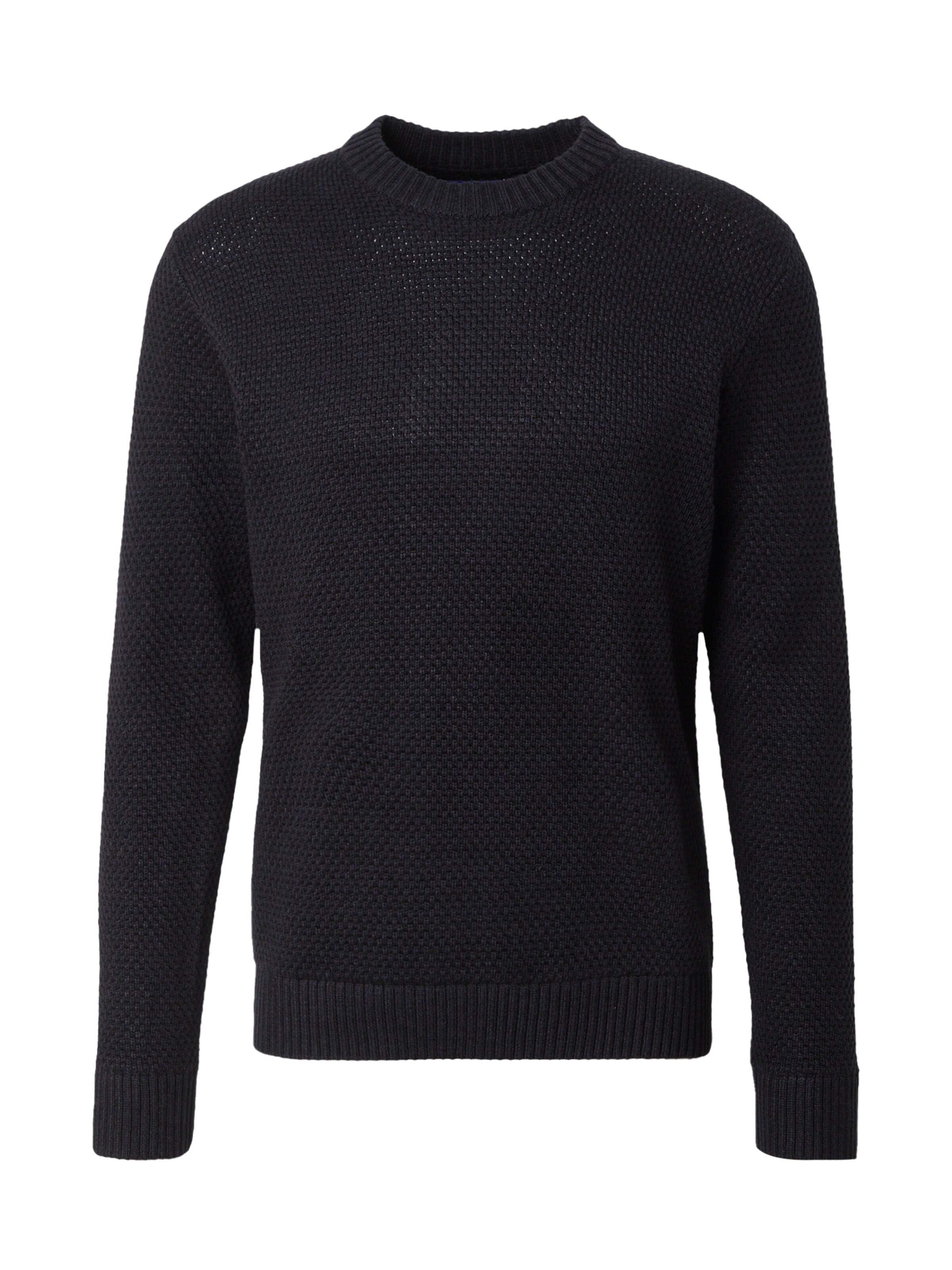 JACK & JONES Sweater 'JOREaton' in Black: front