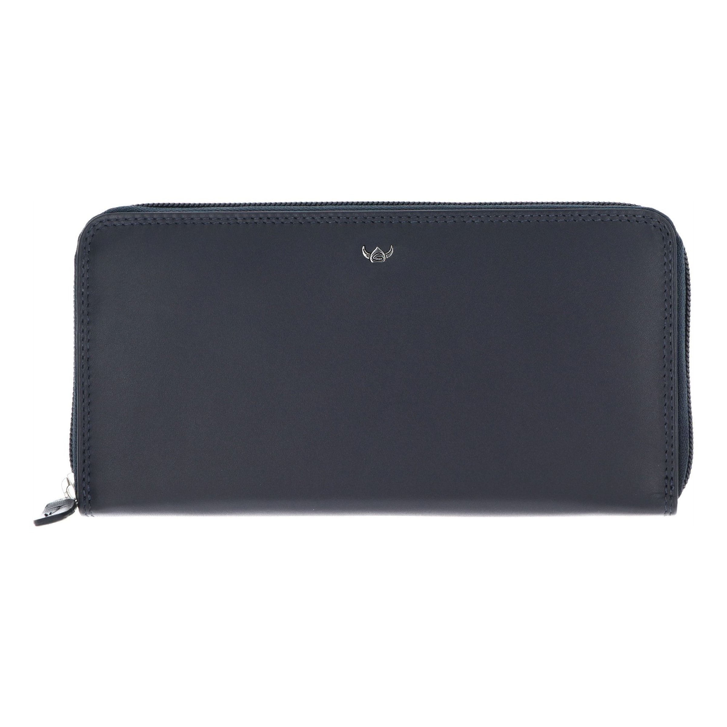 Porte-monnaies 'Polo' GOLDEN HEAD en bleu : devant