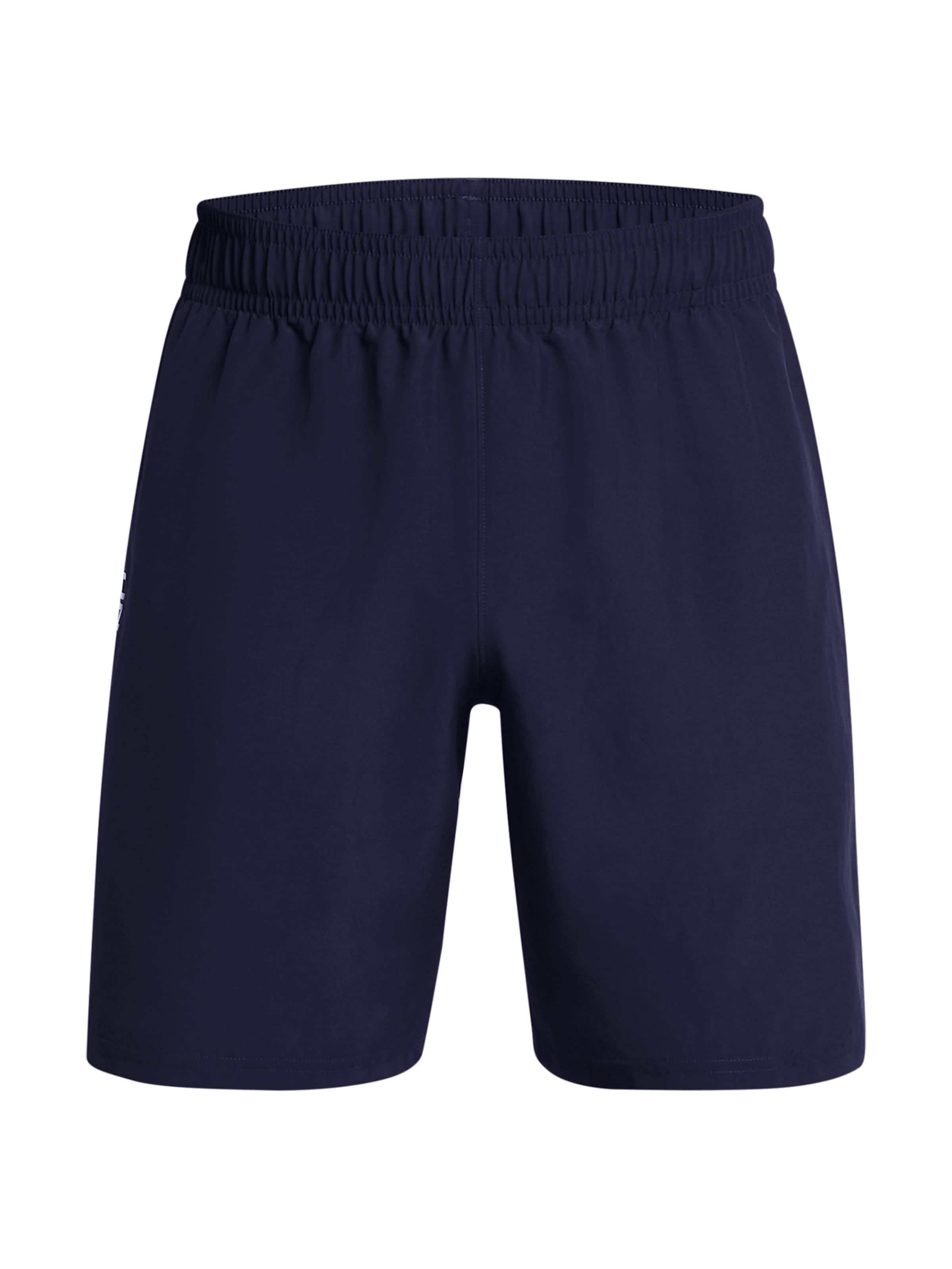 UNDER ARMOUR - regular Pantalón deportivo 'Wordmark' en azul: frente