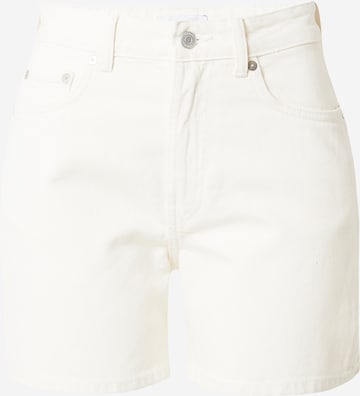 WEEKDAY Regular Jeans 'Eya' in White: front