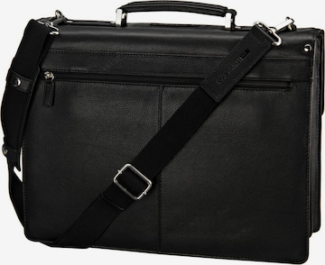 LEONHARD HEYDEN Document Bag 'Berlin' in Black