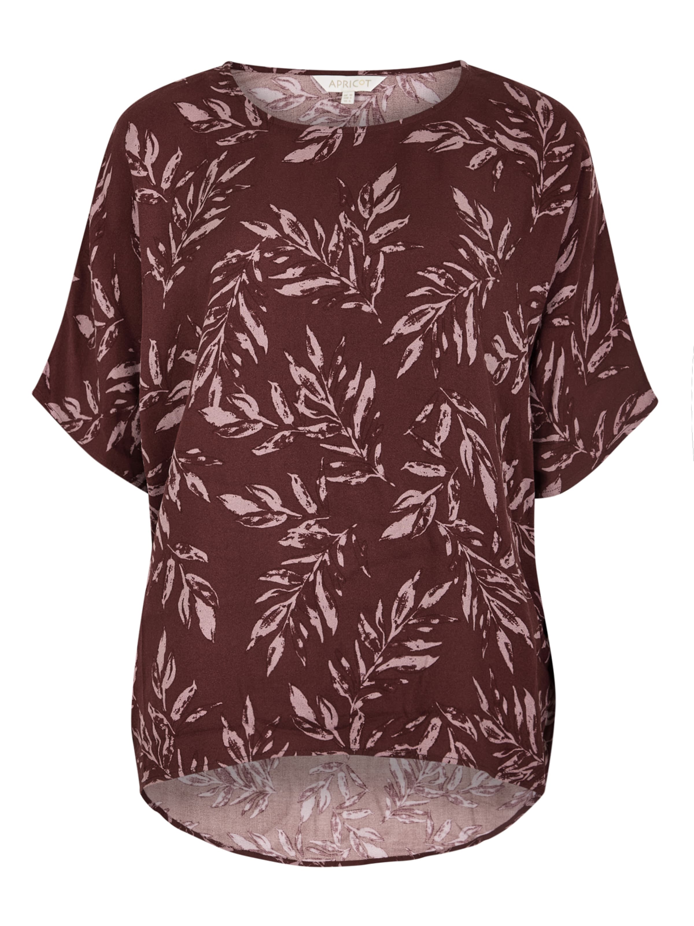 Apricot Blouse in Rood: voorkant