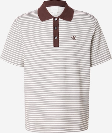 Calvin Klein T-shirt i brun: framsida