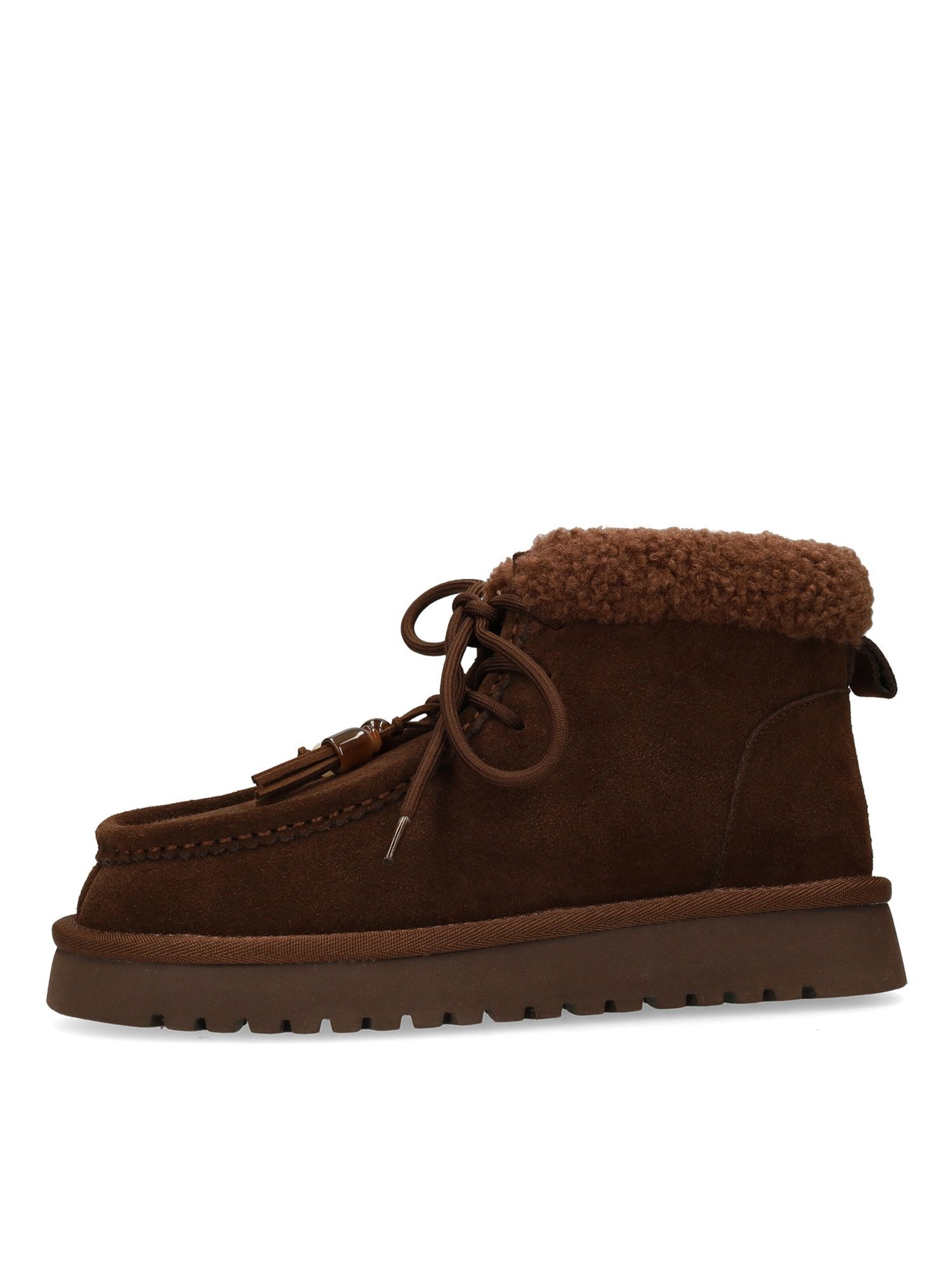 MANFIELD Bottines en 36 en marron, Vue avec produit