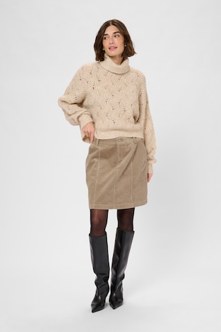 CULTURE Nederdel 'Baela' i beige