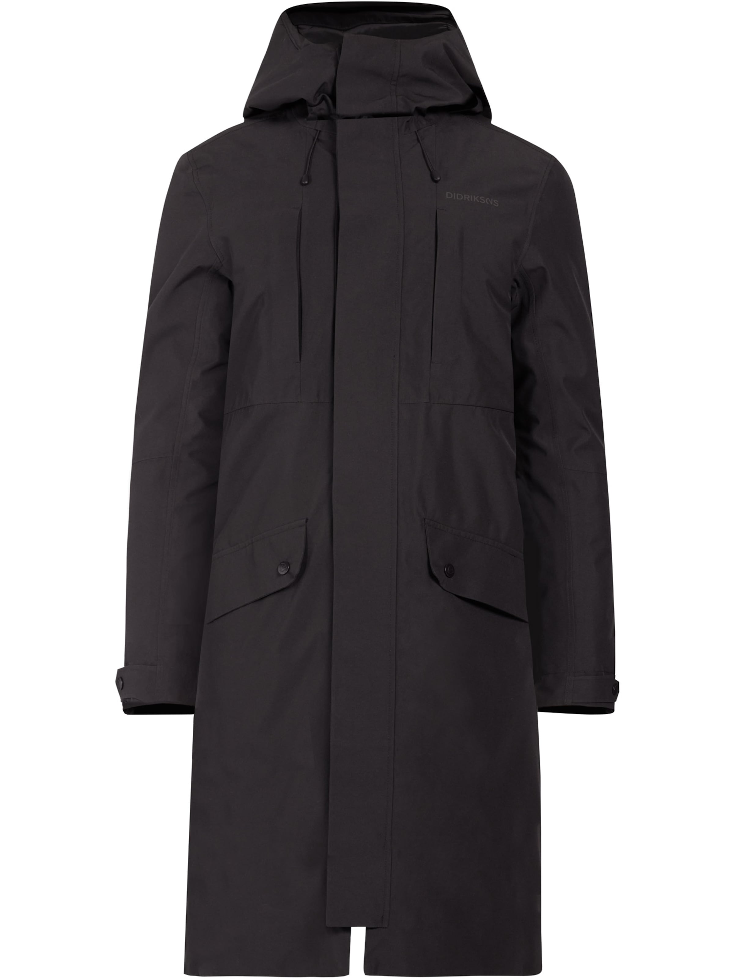 Parka invernale &#x27;FALKE&#x27; di Didriksons in nero: frontale