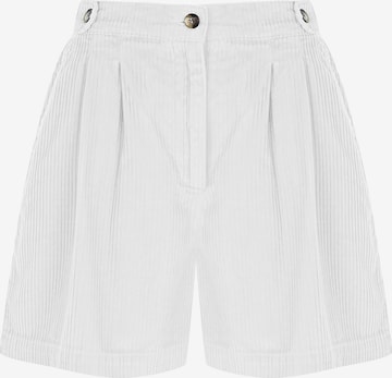 FRESHLIONS Regular Shorts 'Isabella' in Weiß: Vorderseite