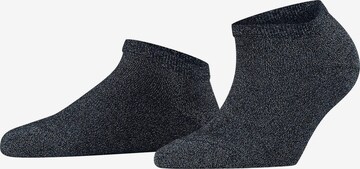 FALKE Füßlinge 'Shiny' in Blau: Vorderseite