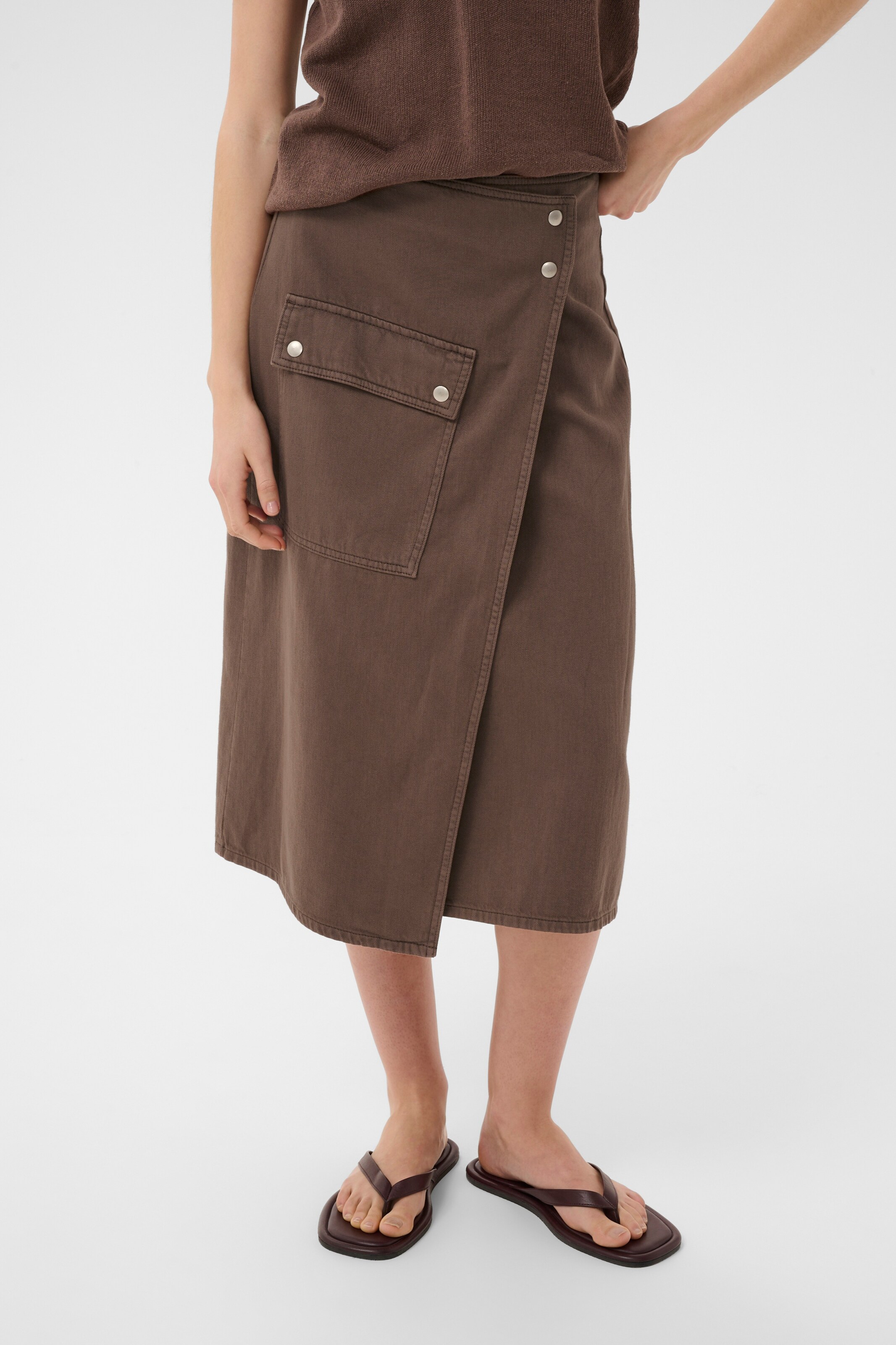 InWear Nederdel 'GLADYS' i brun