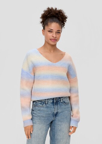 QS Pullover in Orange: Vorderseite