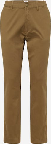 ESPRIT - Slimfit Pantalón chino en verde: frente
