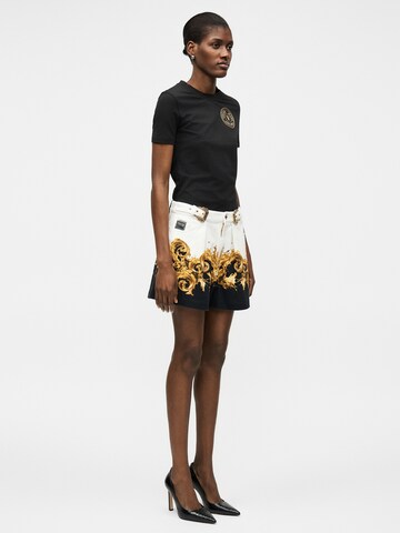 balts Versace Jeans Couture Platas staras Klasiskas bikses