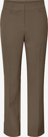 Pantalon 'Likka' YAS en marron : devant