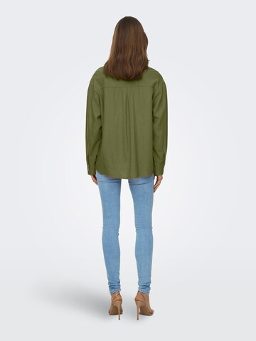 ONLY Blouse 'Caro' in Groen