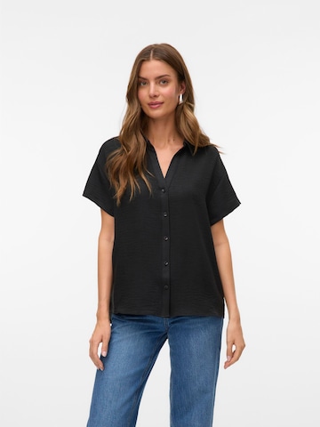 VERO MODA Bluse 'VMMelaney' i sort: forside