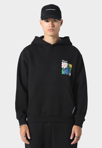 Irasuto Studios Sweatshirt 'Hikari' in Black: front