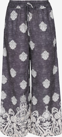 usha FESTIVAL Wide Leg Housut 'Fashion Look' värissä harmaa: etupuoli