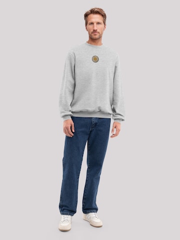 F4NT4STIC Sweatshirt 'Happy Flower' in Grijs
