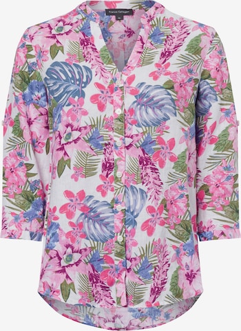 Franco Callegari Leinenbluse ' ' in Mischfarben: Vorderseite