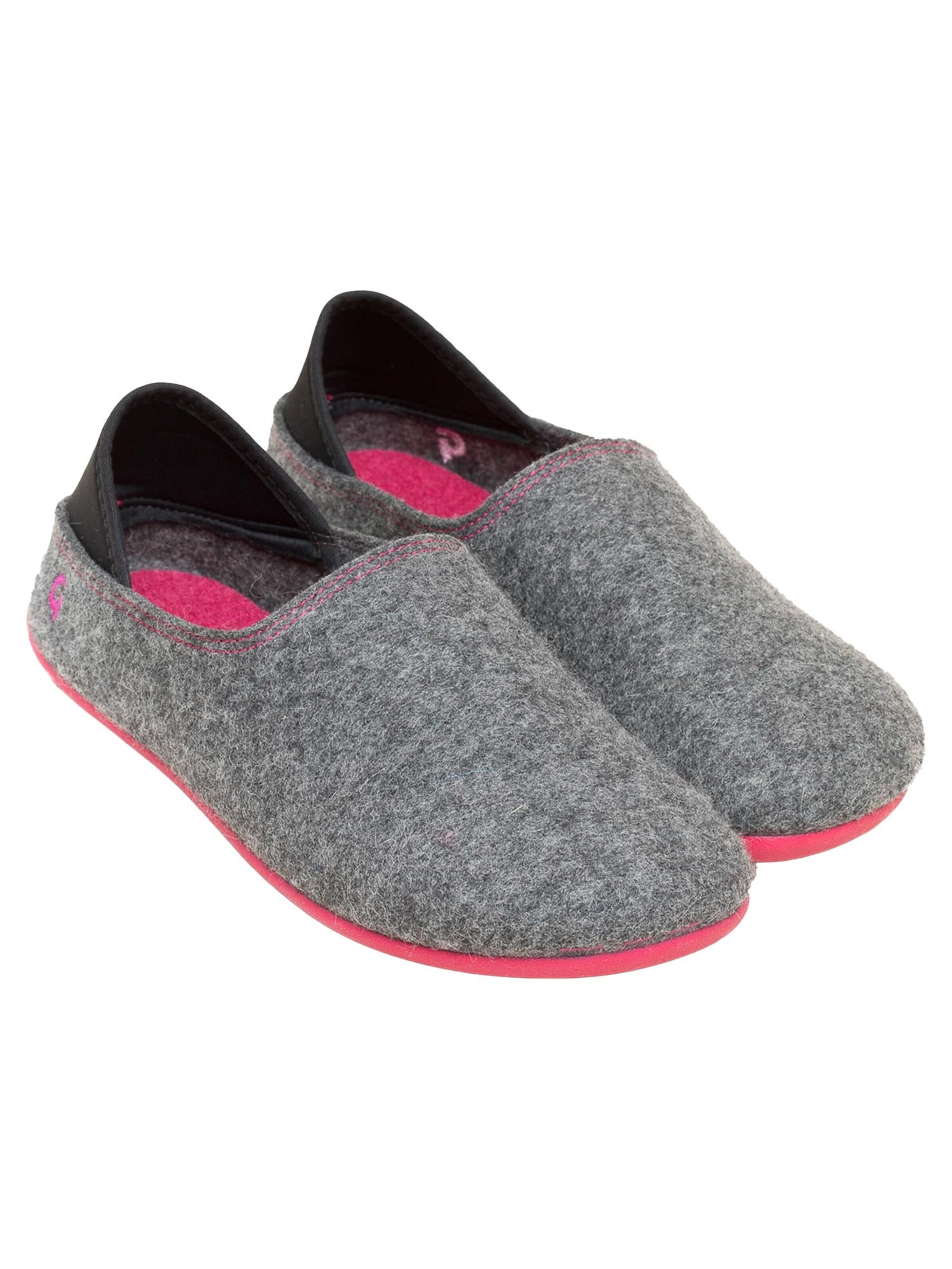 Gottstein Classic Flats 'Wool Slip-On' in Grey