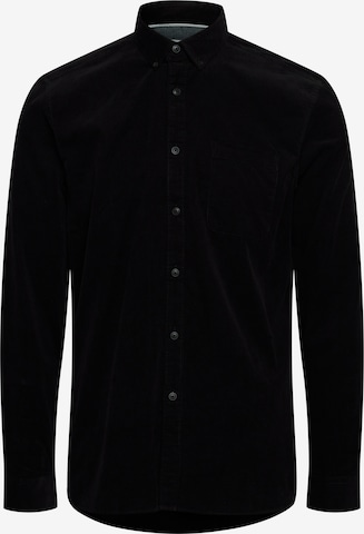 !Solid Button Up Shirt 'JUAN' in Black: front