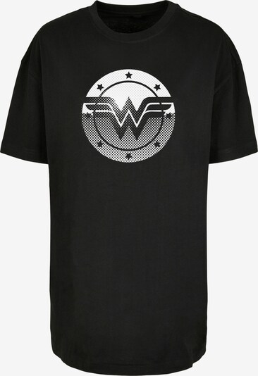 F4NT4STIC T-Shirt 'Wonder Woman' in grau / schwarz / weiß, Produktansicht