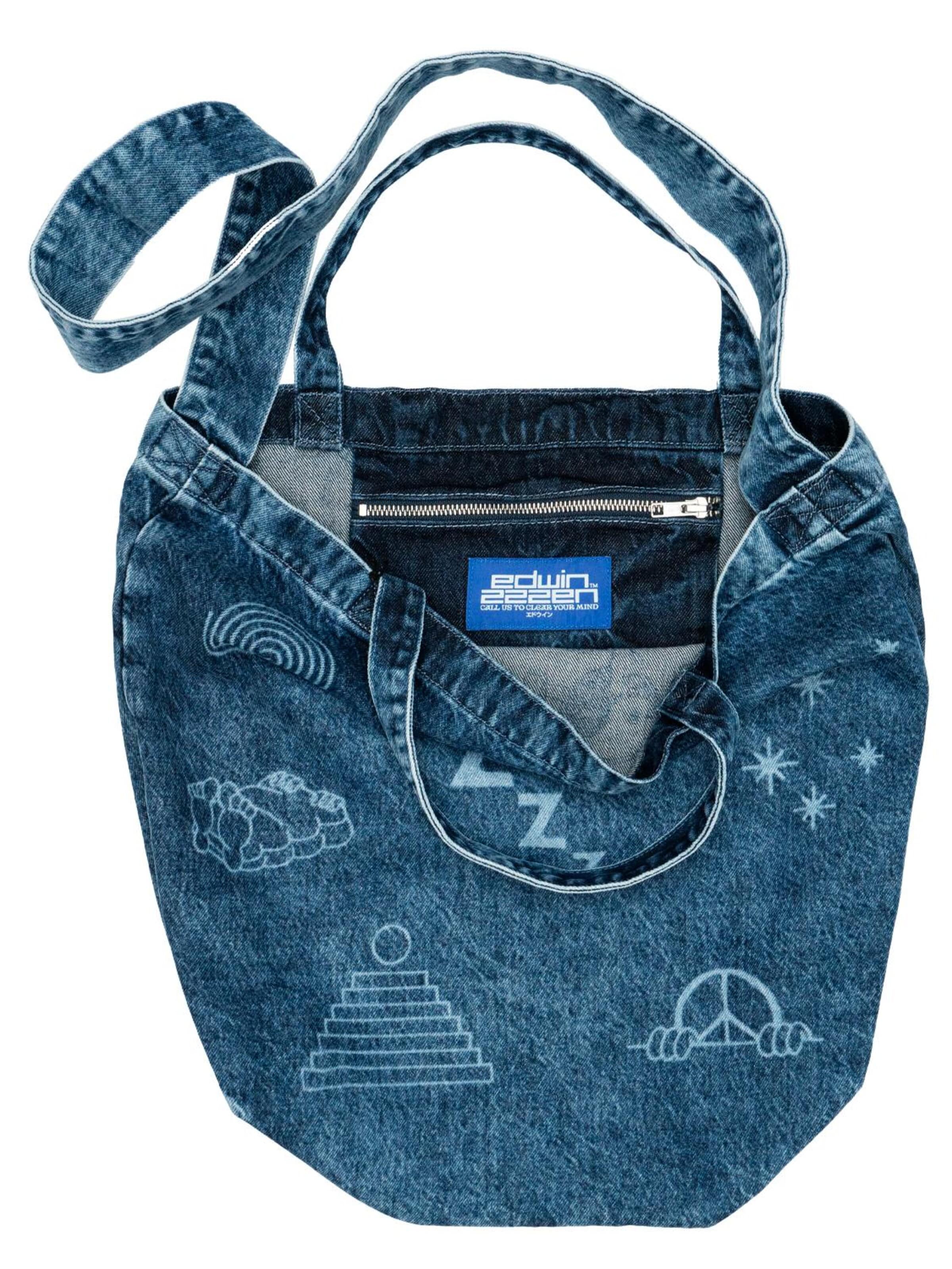 EDWIN Shopper in Blauw
