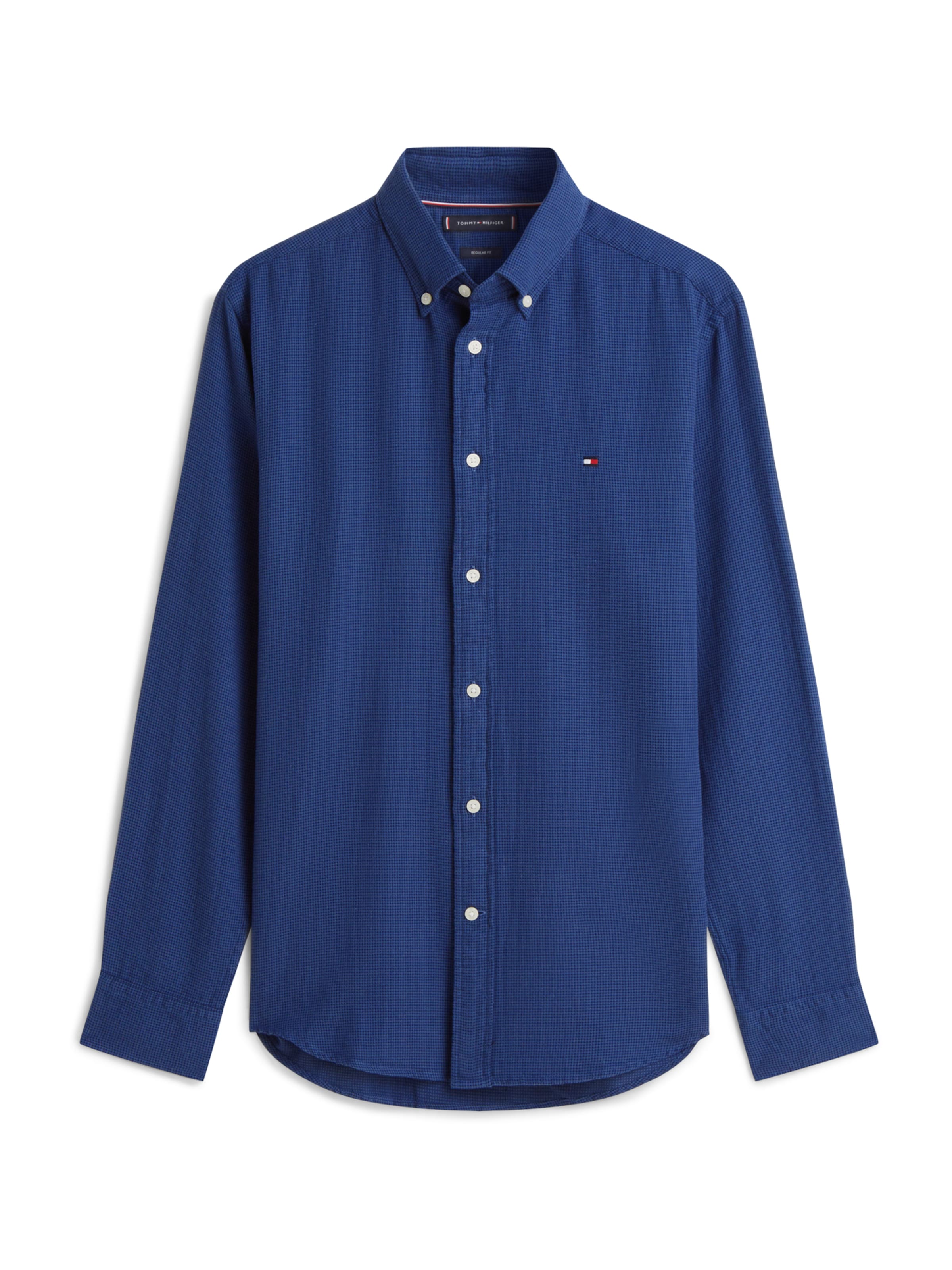 TOMMY HILFIGER Regular fit Риза в синьо: отпред