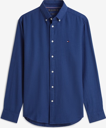 TOMMY HILFIGER Regular fit Overhemd in Blauw: voorkant