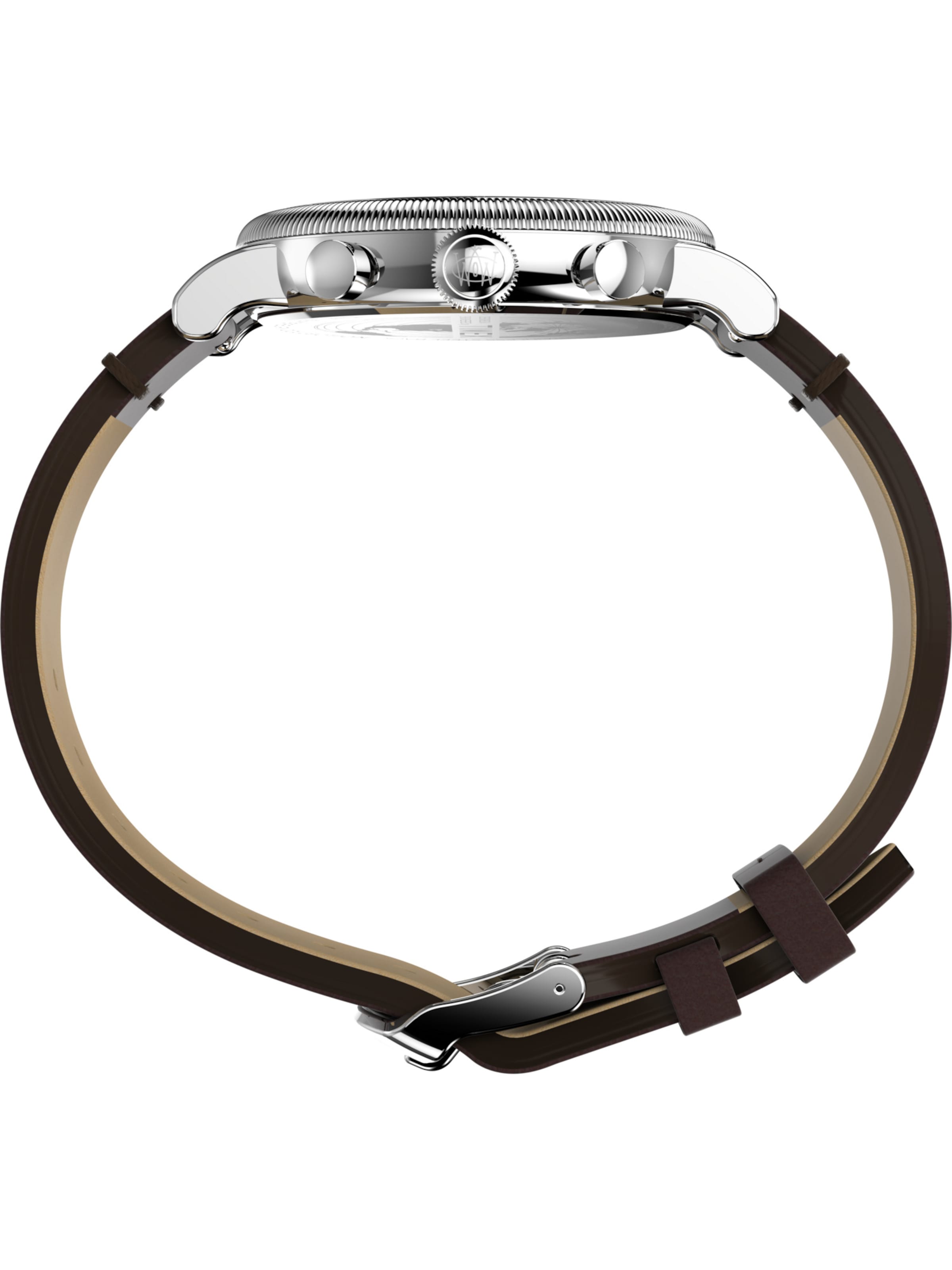 TIMEX Analogt ur 'Waterbury' i brun