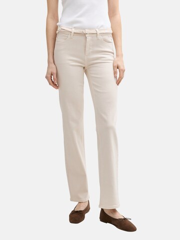 TOM TAILOR Regular Jeans 'KATE' in Beige: front