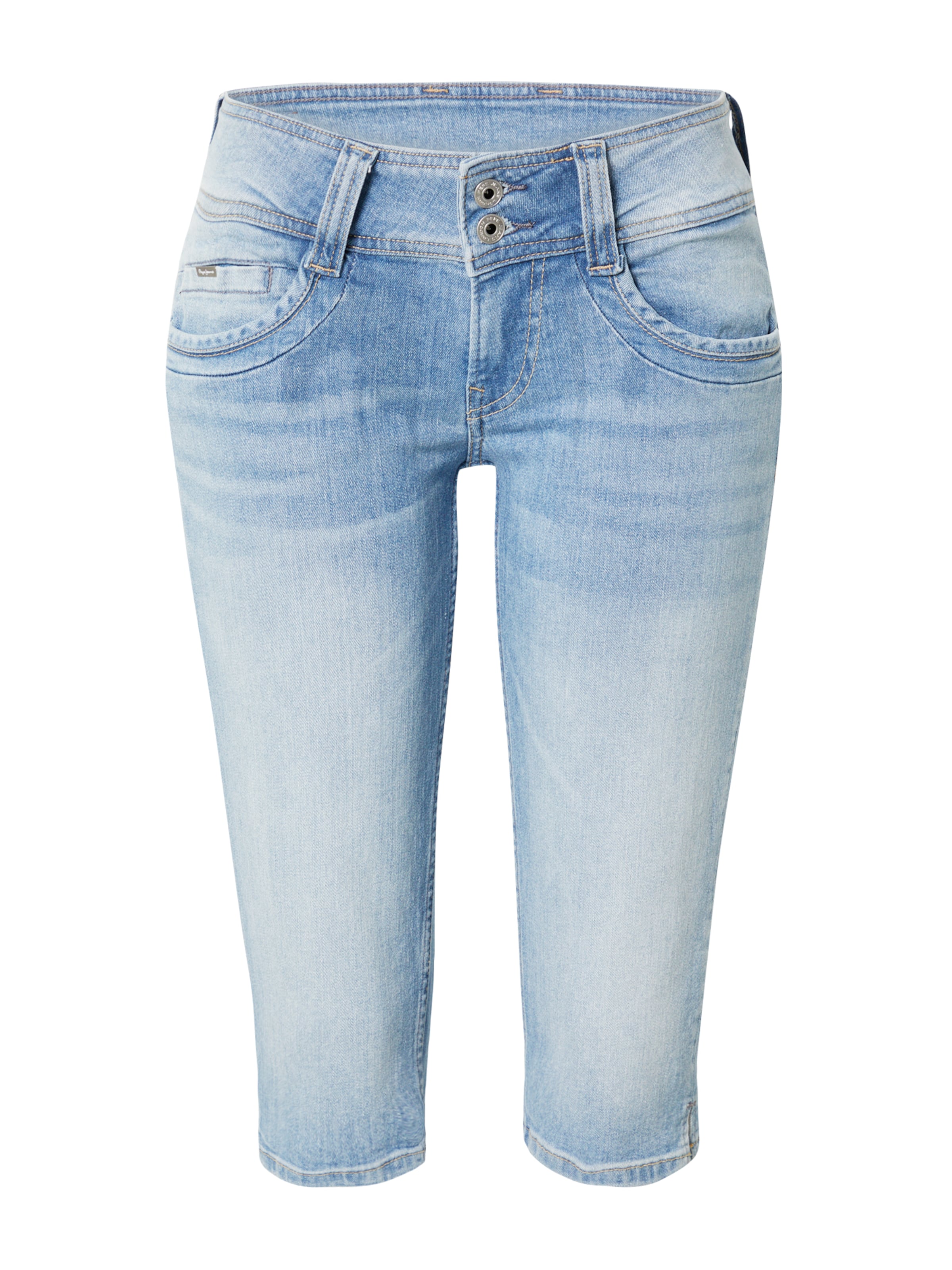 Pepe Jeans Slimfit Farkut 'Gen' värissä sininen: etupuoli