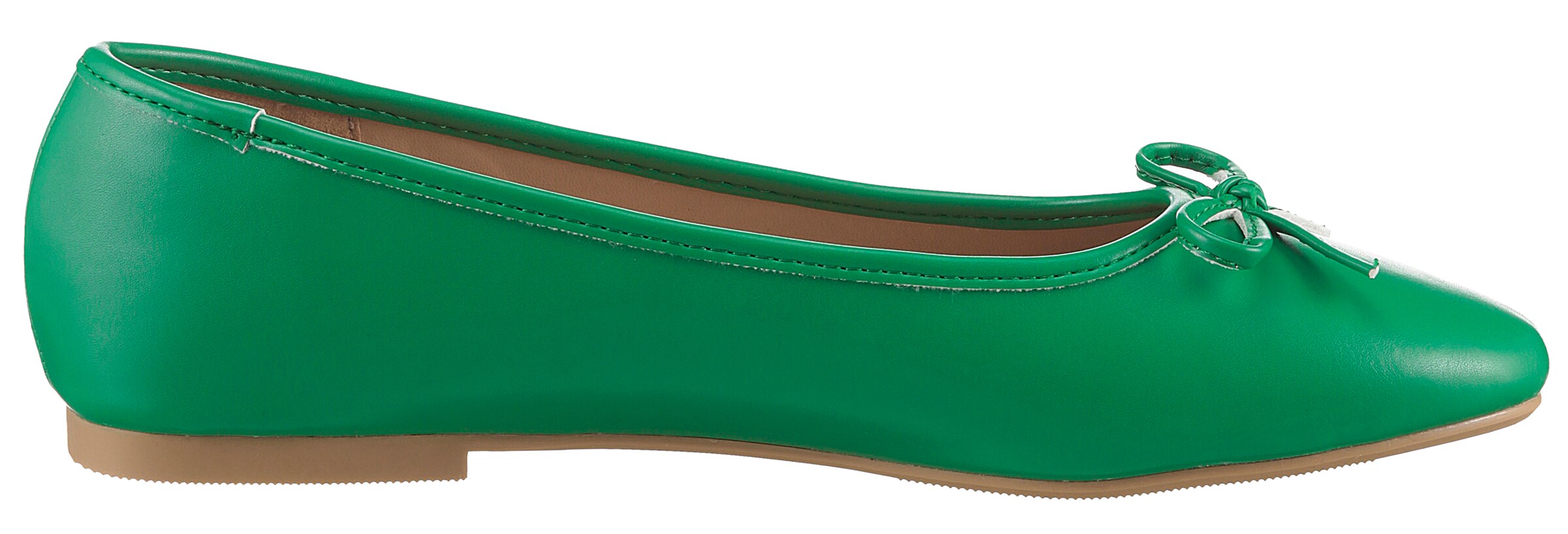 Aniston Ballet Flats in Green
